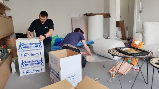 House removals in process