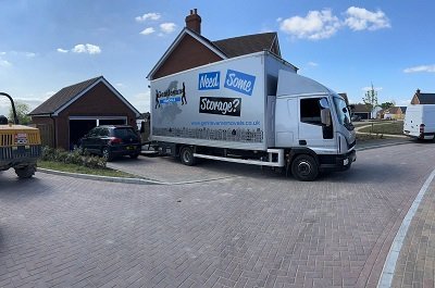 Gentlevan's staff loading furniture